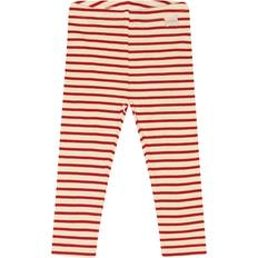 Hosen Petit Piao Leggings Rib Modal Chili Pepper/Dark Off White Jahre 122 Leggings