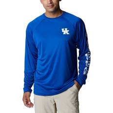 T-shirts Columbia Columbia Sportswear Men's University of Kentucky Terminal Tackle Long Sleeve T-Shirt Blue/White, NCAA Men's Tops