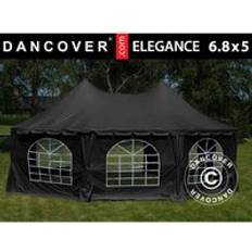 Dancover Festtält Elegance 6,8 x 5 m Svart