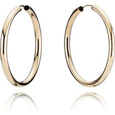 BNH Creole Hoop Förgyllt Silver Örhängen