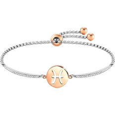 Nomination Milleluci Pisces Zodiac Bracelet - Rose Gold/Silver/Transparent