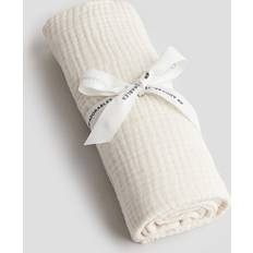 H&M Baby Cotton muslin comfort blanket Beige size: 90x90