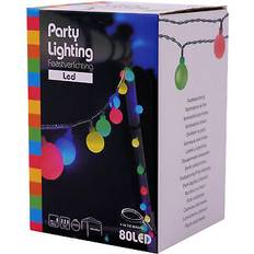 LED Festlig Ljuskedja 80 Kulor