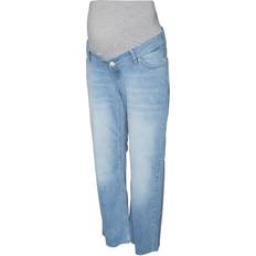 Maternity denim Mamalicious Maternity Jeans Blue/Light Blue Denim