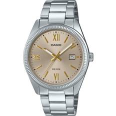 Casio Date Champagne Ur Ø 38,5 mm