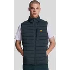 Lyle & Scott Elastan/Lycra/Spandex Ytterkläder Lyle & Scott Lyle And Scott Men's Sports Stretch Lightweight Quilted Gilet Navy Regular/36