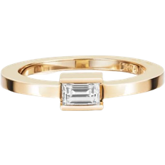 Efva Attling Deco Wedding Ring - Gold/Diamond