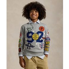 Boys Sweatshirts Children's Clothing Ralph Lauren Fleece Graphic Sweatshirt in Andover Heather