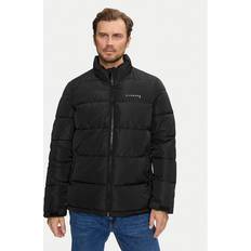 John Richmond Padded High Neck Coat - Black