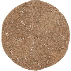Dixie Esther Star Tæppe 120 cm Natural Naturfarvet, Beige cm