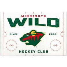 Open Road Brands Minnesota Wild 15.2'' x 22.8'' Rink Canvas