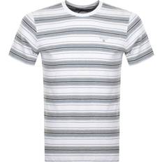 Barbour T-shirts Barbour Boldron Stripe T Shirt White