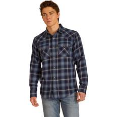 Ariat Men Shirts Ariat Men's Retro Hugo Long Sleeve Western Shirt Blue