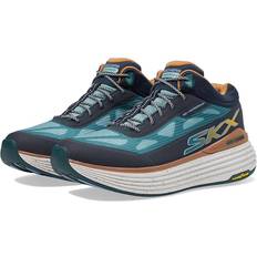 Multicolored - Women Walking Shoes Skechers Women's Max Cushioning Suspension Terrace Sneaker Navy/Teal Synthetic/Textile Vegan