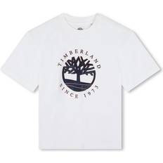 Timberland Boys White Cotton T-Shirt