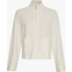 Msch Copenhagen Blithe Hope Zip Cardigan Egret
