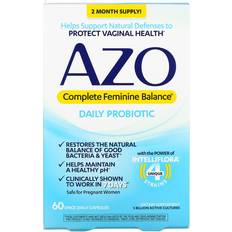 AZO Complete Feminine Balance, Daily Probiotic, 5 Billion Active Cultures, Once Daily