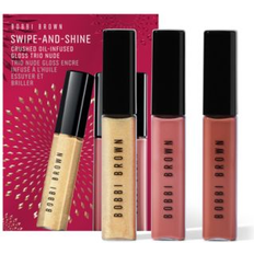 Bobbi Brown Swipe-and-Shine Crushed Oil-Infused Gloss Trio Nude