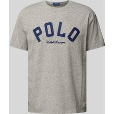 Herre - Polo T-shirts Polo Ralph Lauren Mørkegrå meleret oversized klassisk T-shirt med college-logo