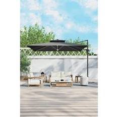 H&O Direct Outdoor 3m Square Cantilever Garden Parasol with