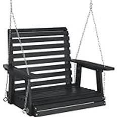 vidaXL Garden Swing Chair with Metal Chains Outdoor Lounge Set