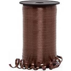 Solid Colors Gift Wrap Ribbons Paper Mart Chocolate Crimped Curling Ribbon yd 3/16 X 500 Polyethylene Ribbons Brown