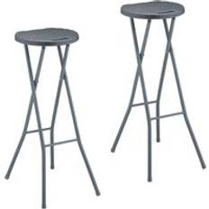 Grau Barhocker Relaxdays Barstool, Garden