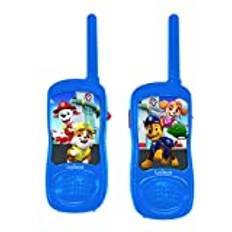 Paw Patrol Agent- & Spionleksaker Lexibook Paw Patrol, Walkie-talkies, kommunikationsspel för barn, Bältesklämma för transport, Batteridriven, Blå TW11PA