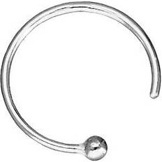 Jewellerybox 9ct white gold nose ring