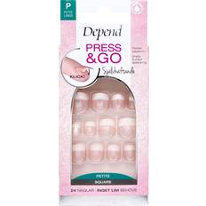 Nagelprodukter Depend Press & Go French Look - Rosa Skimmer