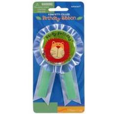 Green Party Supplies Amscan Jungle Animals Happy Birthday Award Ribbon