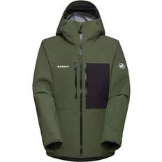 Mammut Clothing Mammut Stoney HS Hooded Jacket - Dark Marsh/Black