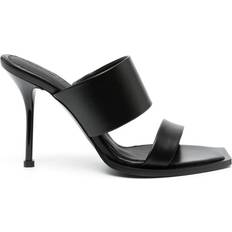 Alexander McQueen Dam Pumps Alexander McQueen Svarte Skinn Hæler Mules Black 1/2 Eu,40
