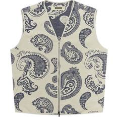 Herr - Natur Västar Woodbird Wbdong Paisley Vest Herr Västar Från Magasin Cobalt Blue