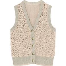 Gustav Demi knit vest 54406-2031 Beach Sand