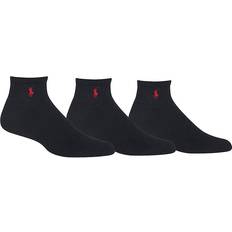 Socks Polo Ralph Lauren Polo Mens Cushioned Pack Ankle Socks Black 13-16