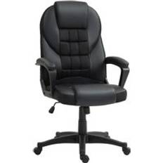 Office Chairs Homcom Executive High Back Black Office Chair