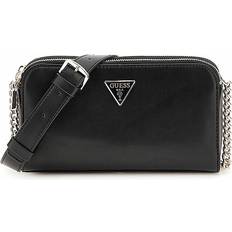 Guld Handväskor Guess Daryna Status Crossbody Väska - Svart