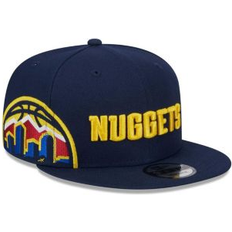 Caps New Era Men's Navy Denver Nuggets Side Logo 9FIFTY Snapback Hat Navy ONE SIZE