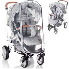 Universal Rain Cover for Pushchair with Front Pram Rain Cover