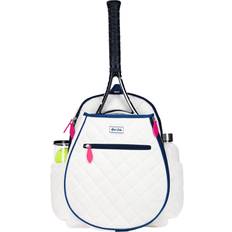 Tennis Ame & Lulu Jr. Love Tennis Backpack, Men's, Quilted White/Navy/Pink