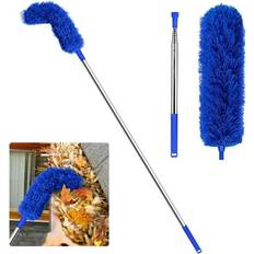 Gutter Cleaners Fusipu Gutter Cleaning Brush Telescopic Removing Leaves Debris Adjustable Gutter Cleaner Tool