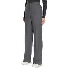 Moncler Bukser & Shorts Moncler Trousers Wool Flannel Uld Bukser - Charcoal