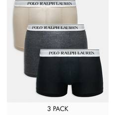 Polo Ralph Lauren Underwear on sale Ralph Lauren Polo Ralph Lauren Slips im 3er-Set in Stein, Grau und Schwarz mit Logobund