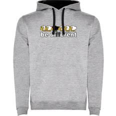 Pullover Kruskis Be Different Bike Two-colour Hoodie Grau Mann