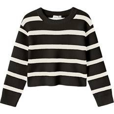 Name It Kid's Long Sleeved Knitted Pullover - Black