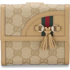 Gucci Wallets Gucci Pre-Loved GG Canvas Wallet - Beige