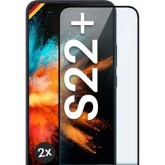 Screen Protectors Moex 2x heavy duty foil for samsung galaxy s22 plus glass full screen cover safety