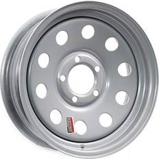 14" - Alloy Rims Car Rims eCustomRim Trailer Wheel 14 in. 5.5 in. 5 Lug Hole Bolt Wheel Silver Modular