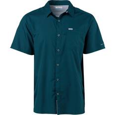 XXL Shirts Columbia Men’s PFG Slack Tide Camp Shirt - Midnight Teal